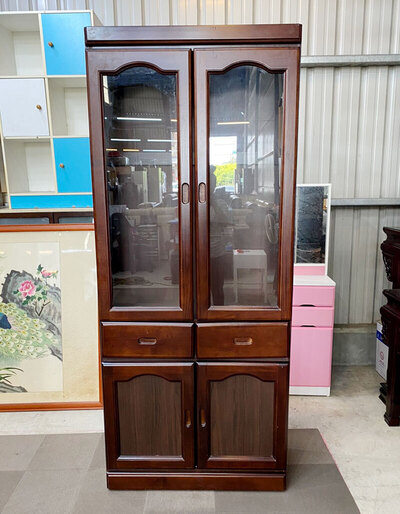 桃園二手兩門展示櫃 兩門展示櫃